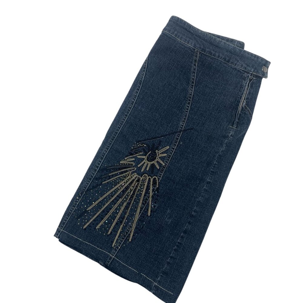 point zero  mini  denim skirt size 11 - Picture 9 of 16